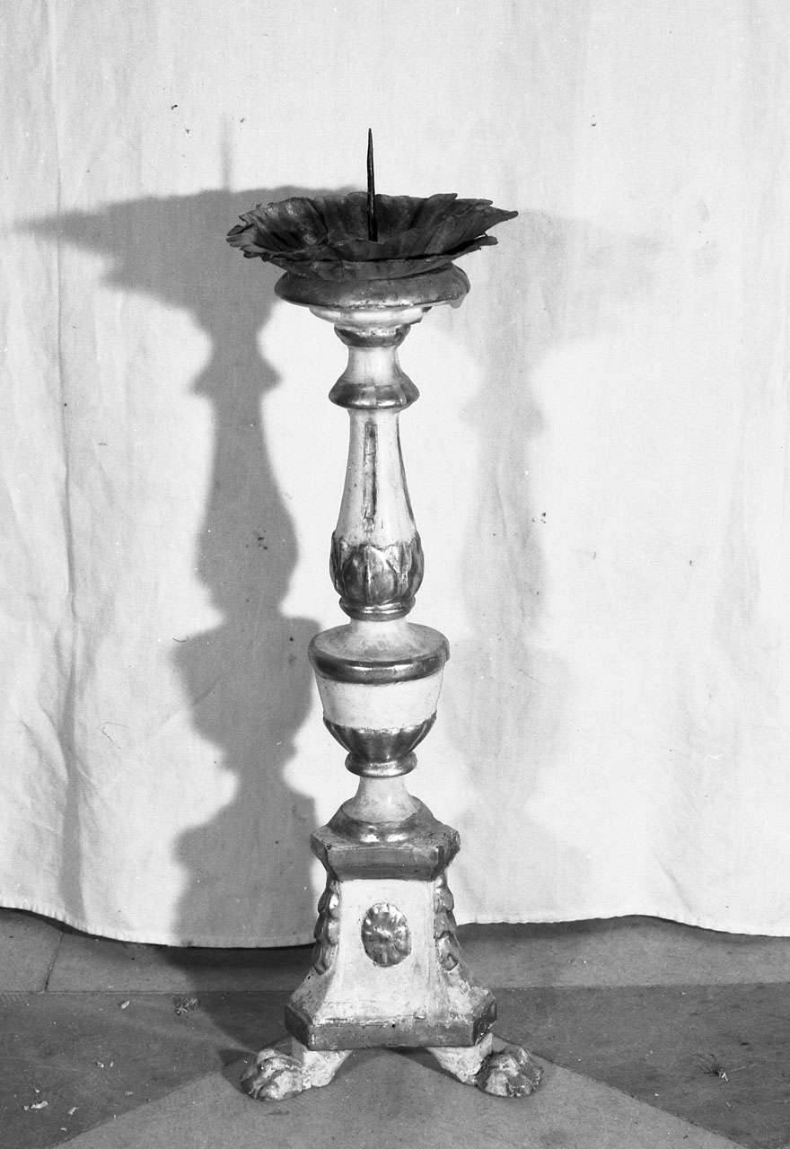 candeliere - bottega aretina (inizio sec. XIX)