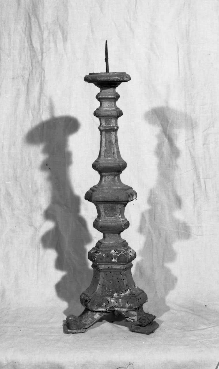 candeliere, coppia - bottega aretina (sec. XVIII)