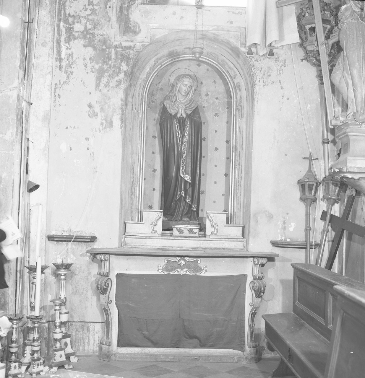 altare - bottega toscana (fine/inizio secc. XVIII/ XIX)