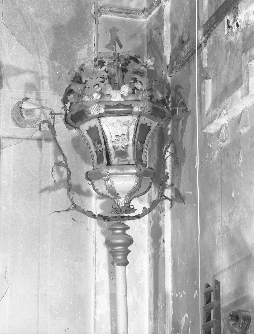 lanterna processionale - bottega toscana (fine/inizio secc. XVIII/ XIX)