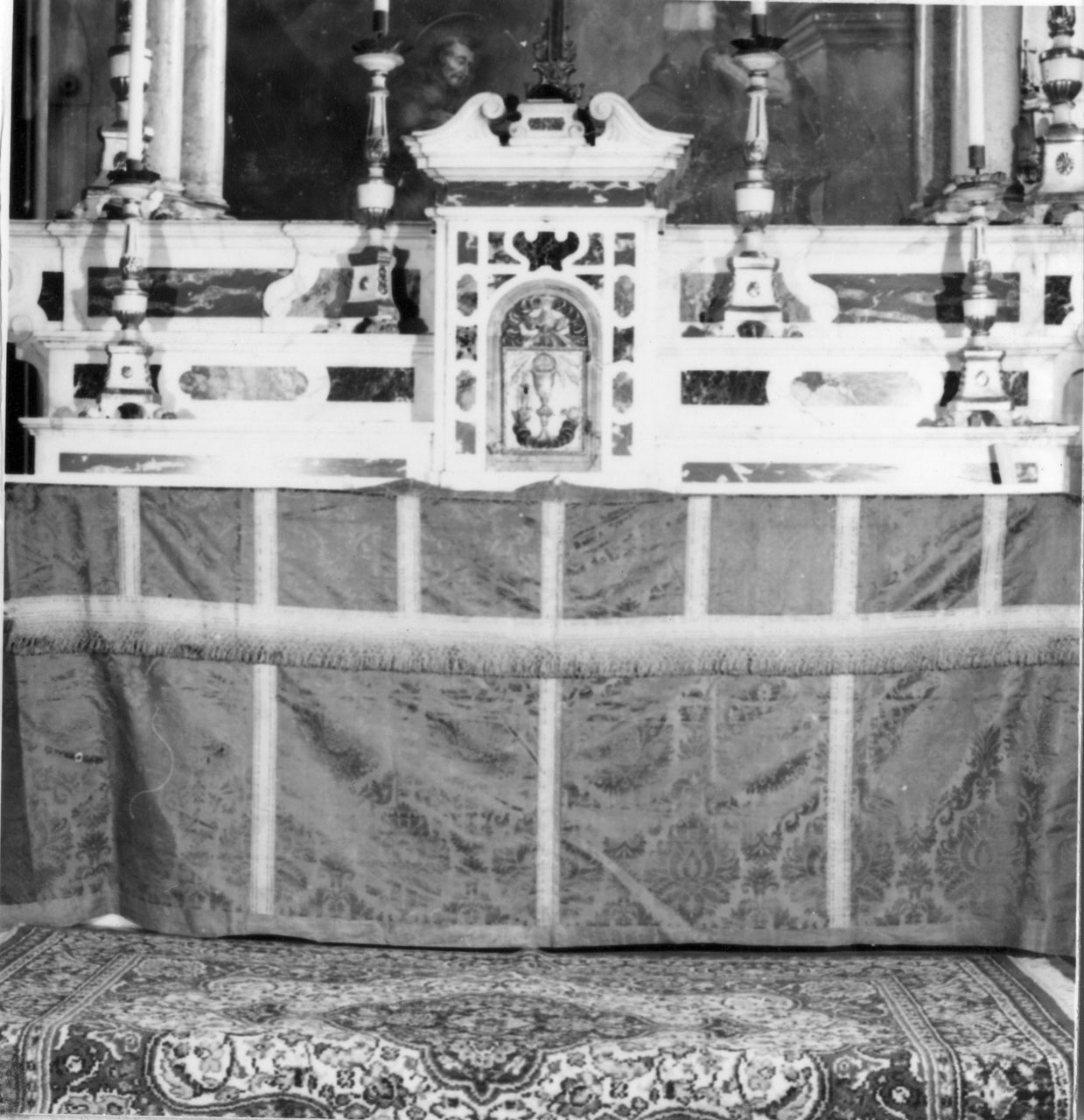 paliotto - manifattura italiana (fine/inizio secc. XVIII/ XIX)