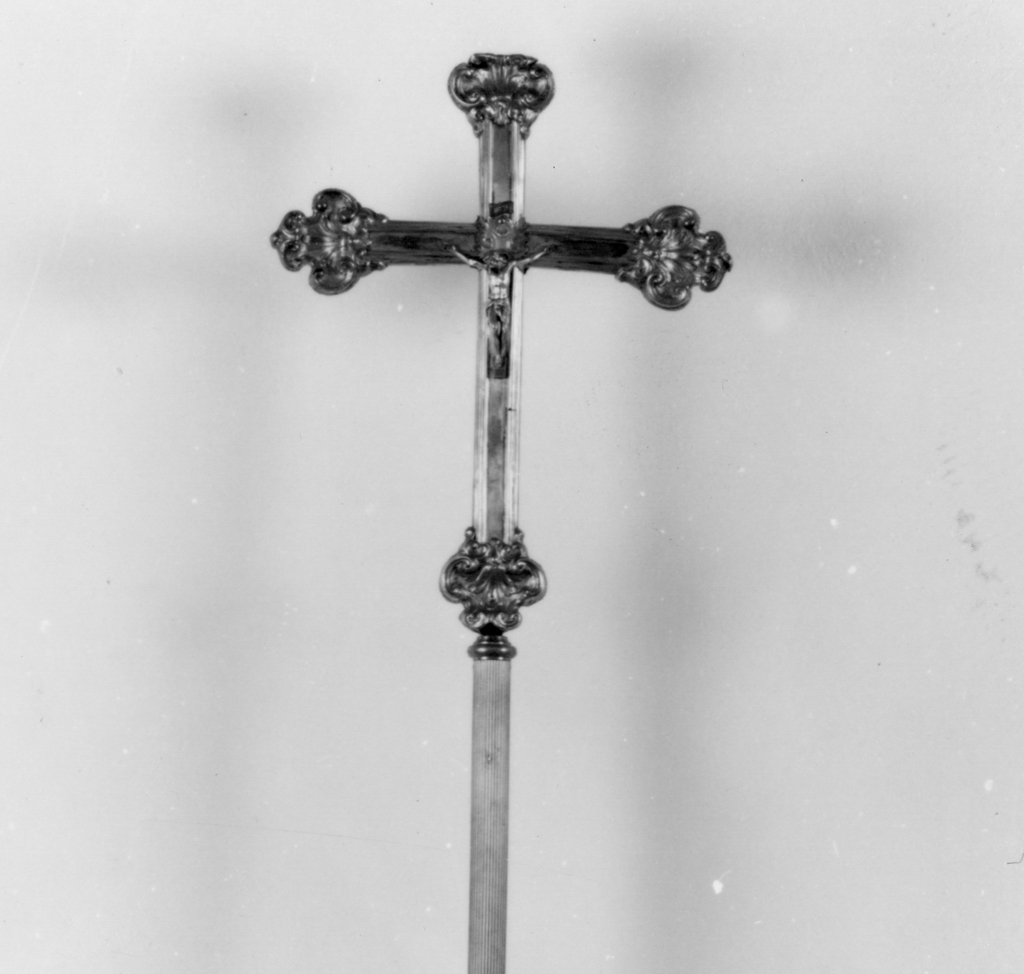 croce processionale - bottega fiorentina (sec. XVIII)