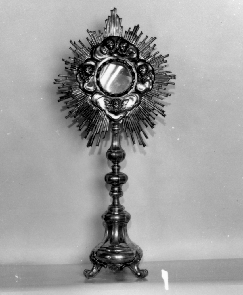 ostensorio - bottega italiana (sec. XIX)