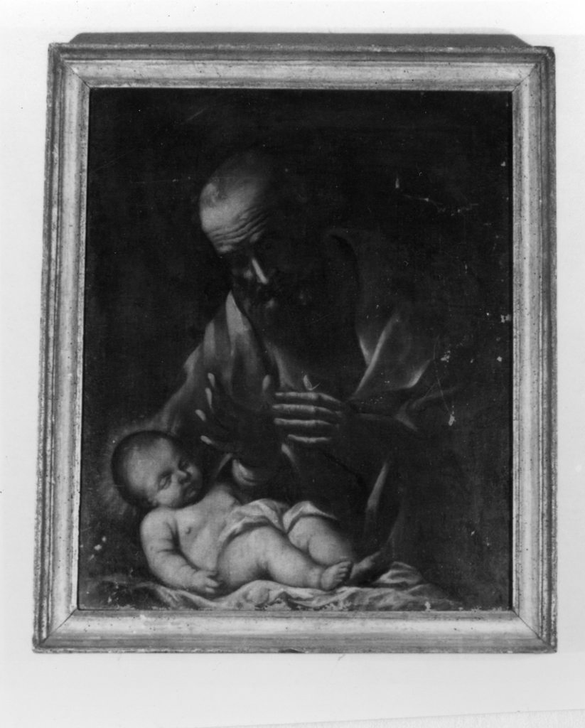 San Giuseppe e Gesù Bambino (dipinto) - ambito toscano (sec. XVIII)