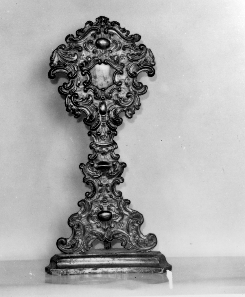 reliquiario - a ostensorio - bottega toscana (sec. XVIII)
