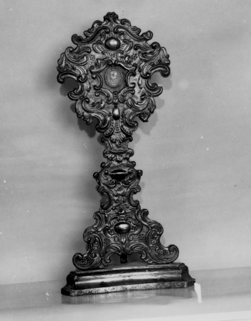 reliquiario - a ostensorio - bottega toscana (sec. XVIII)