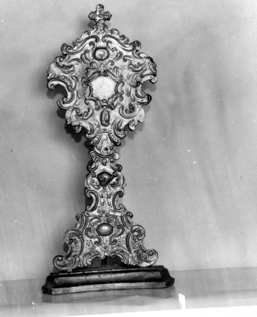 reliquiario - a ostensorio - bottega toscana (sec. XVIII)