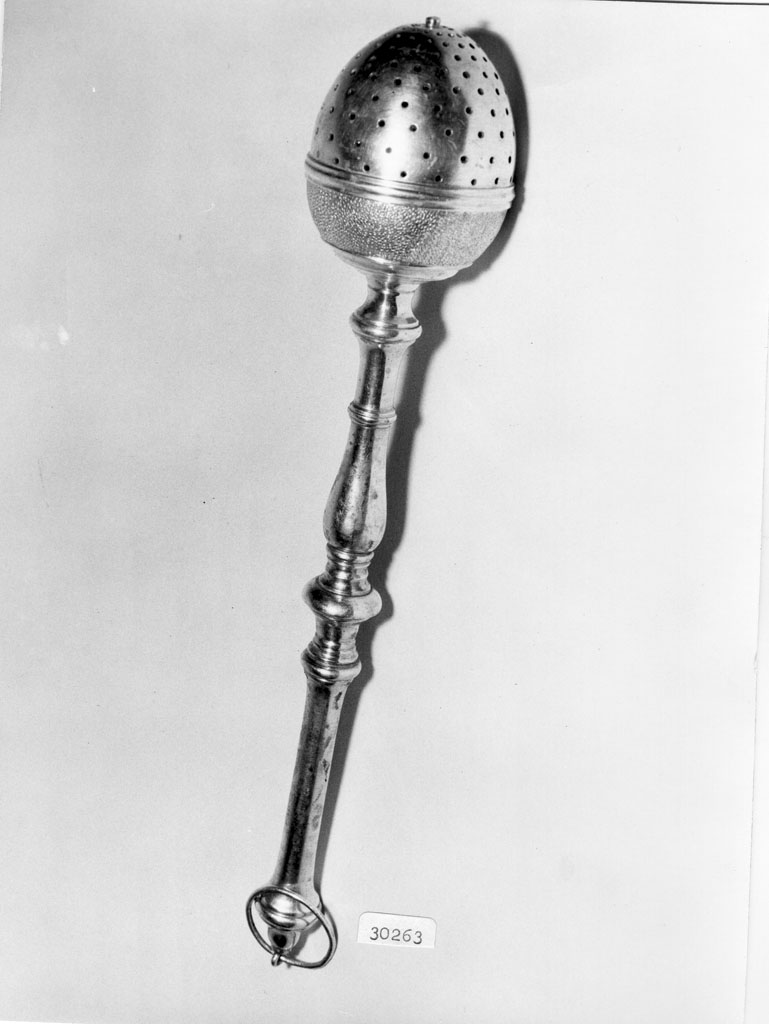 aspersorio a pigna, opera isolata - bottega toscana (sec. XVIII)