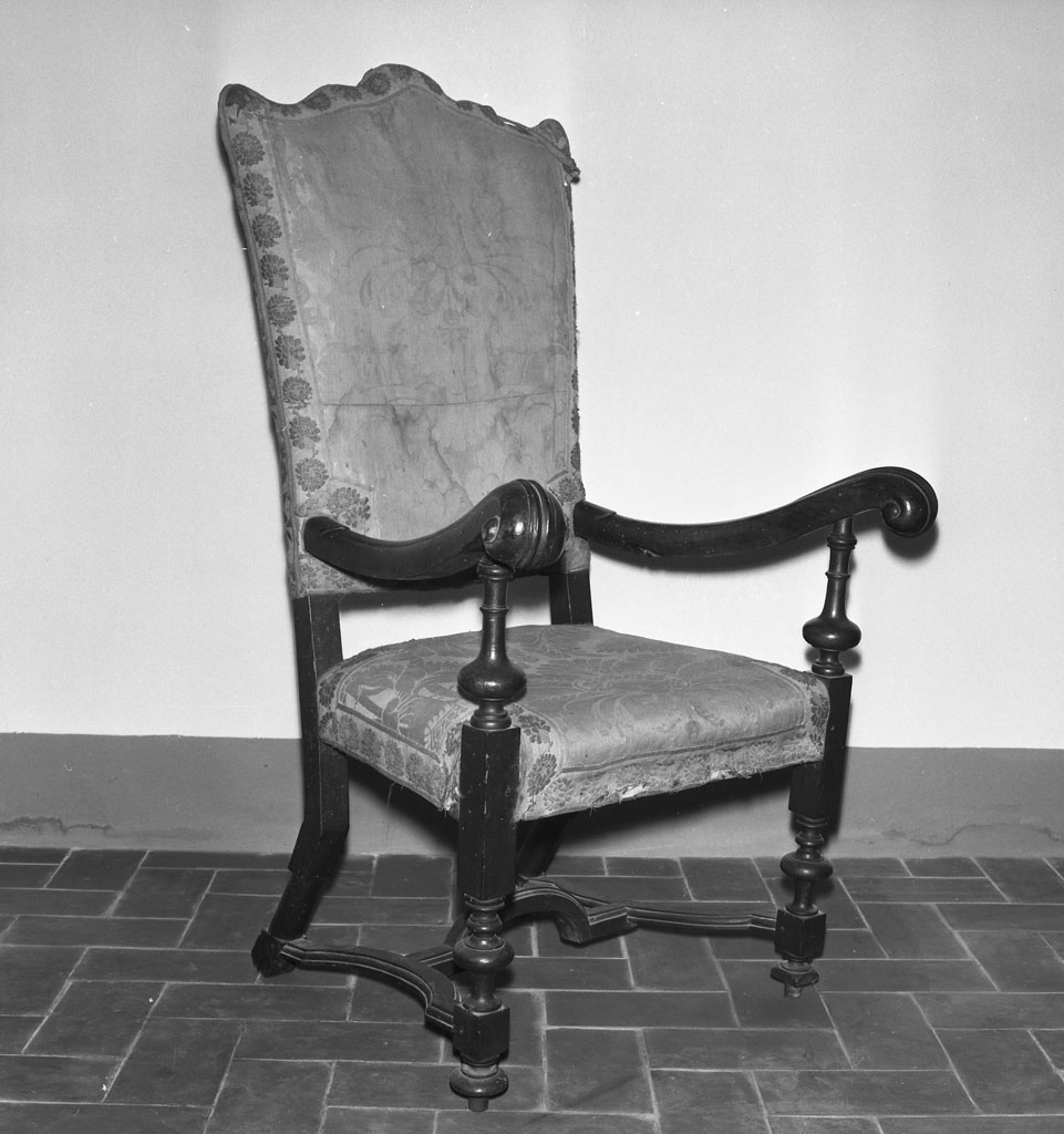 poltrona, opera isolata - bottega toscana (inizio sec. XVIII)