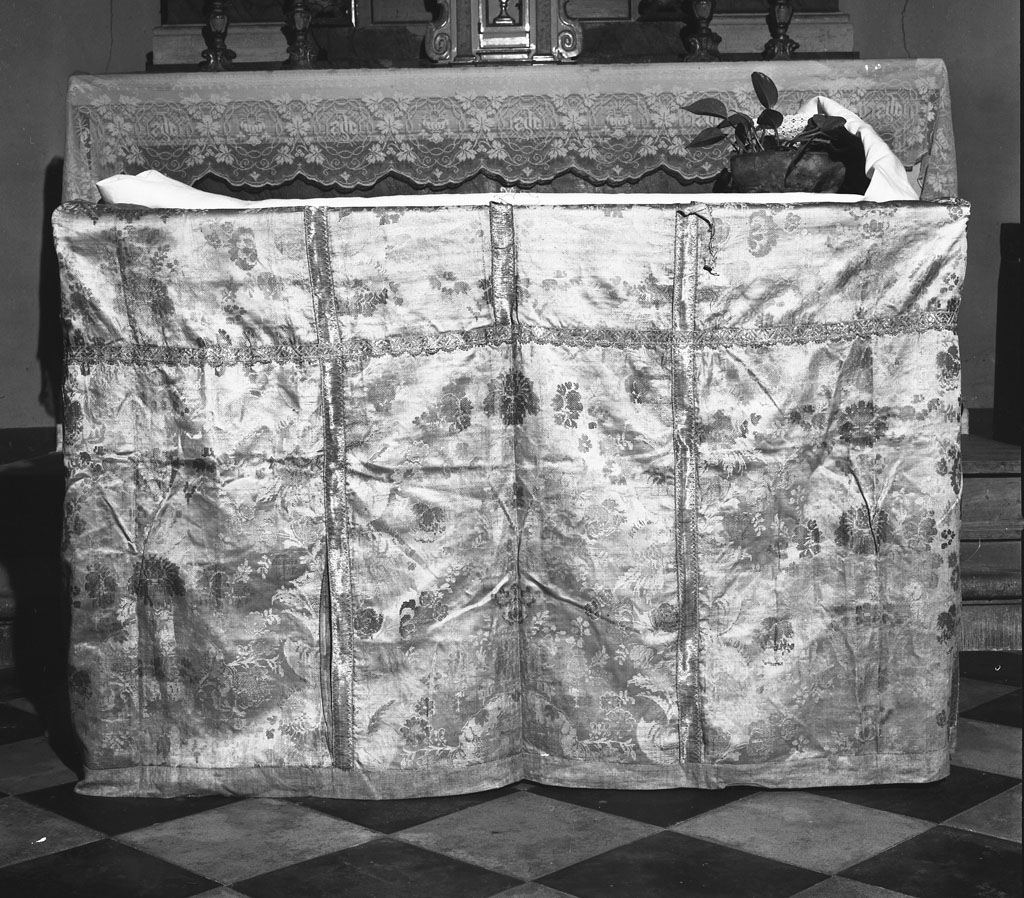 paliotto, opera isolata - manifattura toscana (inizio sec. XVIII)