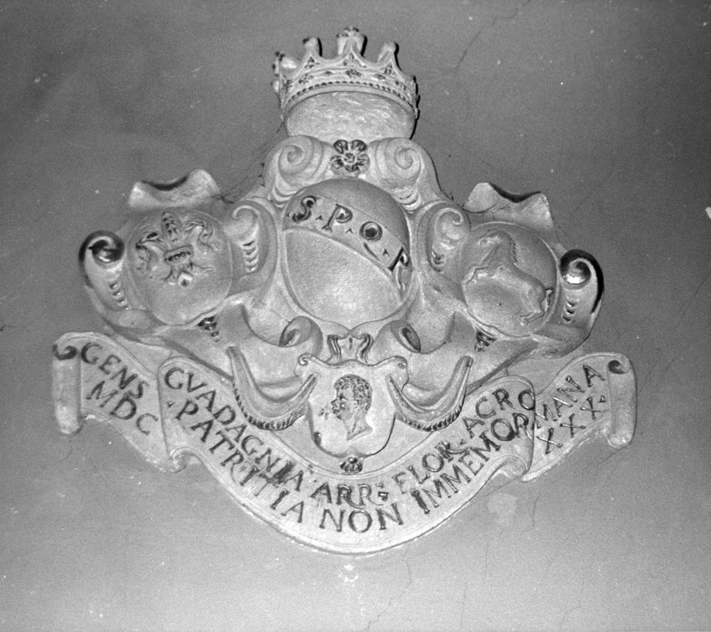 stemma (rilievo, opera isolata) - bottega toscana (prima metà sec. XVII)