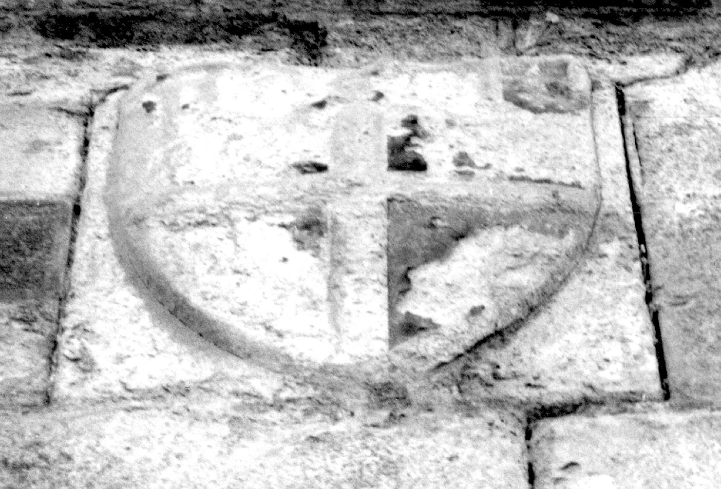 arme del comune di Arezzo, stemma (rilievo) - ambito toscano (sec. XIV)