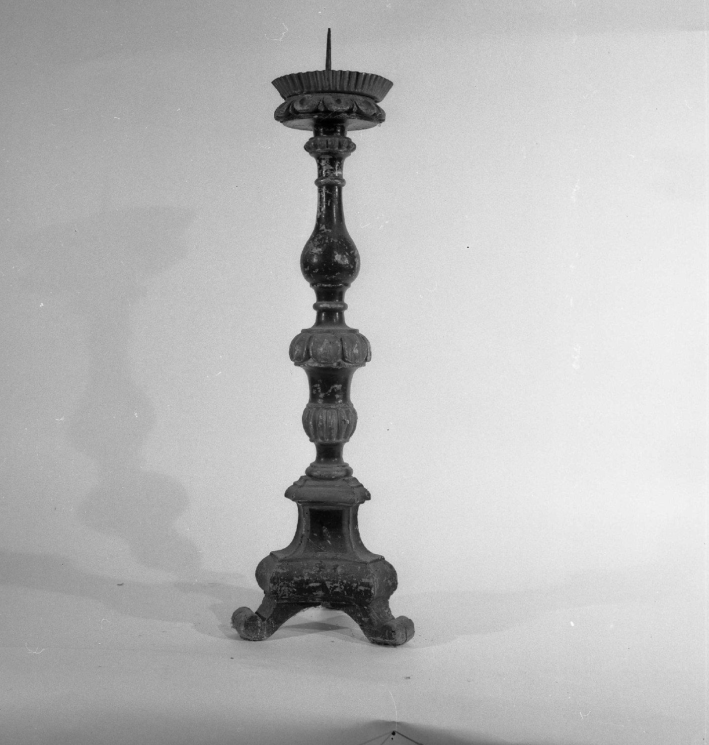 candeliere, serie - bottega aretina (fine sec. XVIII)