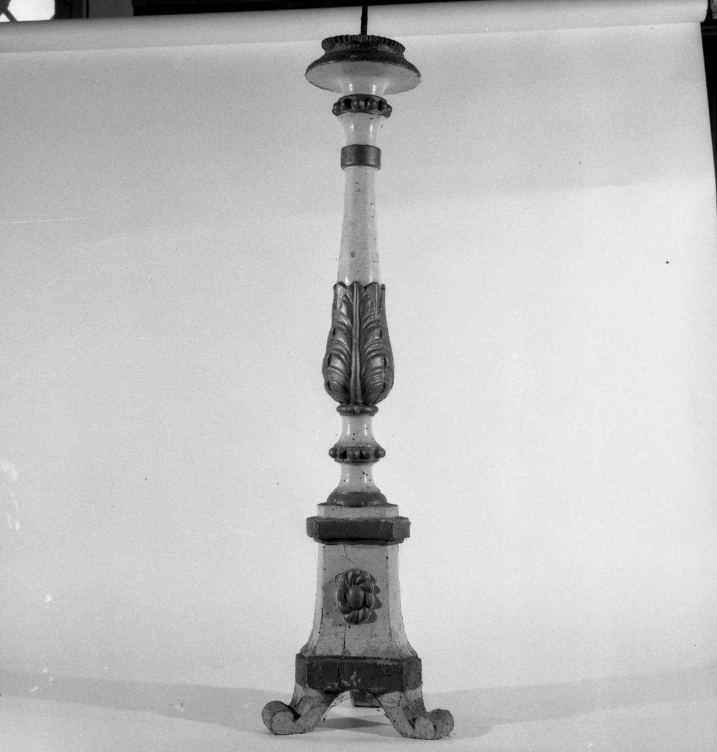 candeliere, serie - bottega toscana (inizio sec. XIX)