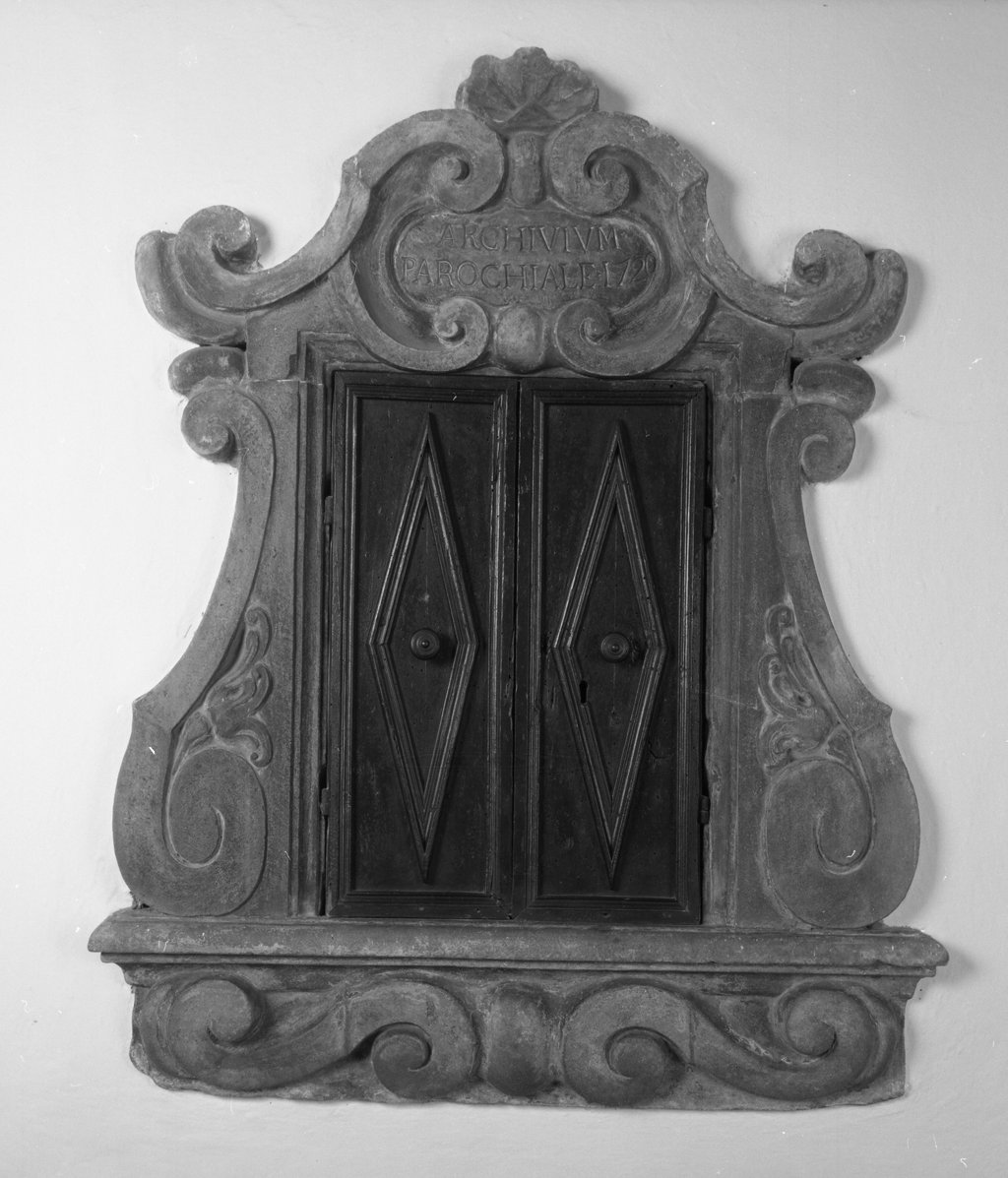 mostra di tabernacolo - a muro - bottega toscana (sec. XVIII)