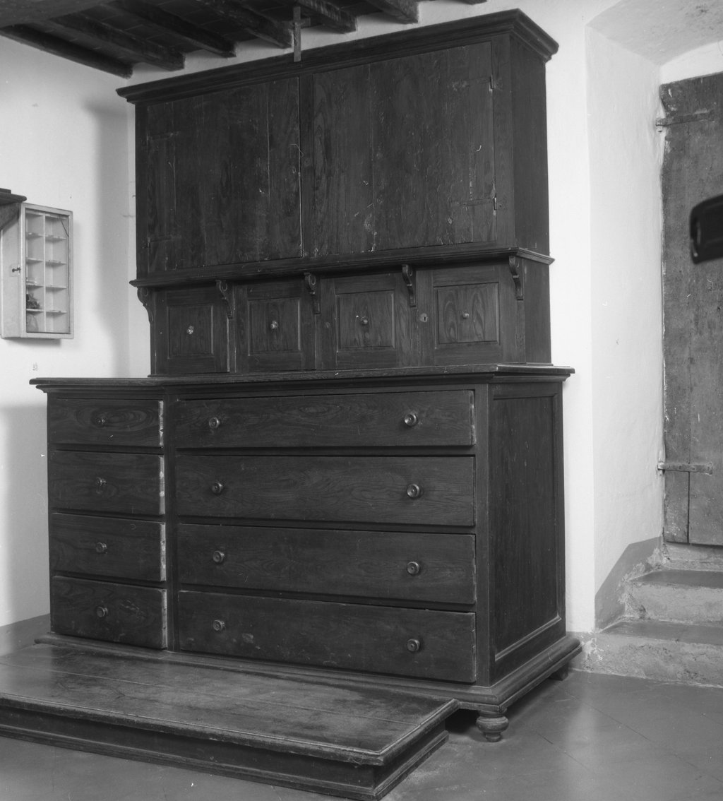 mobile da sacrestia - bottega toscana (seconda metà sec. XIX)