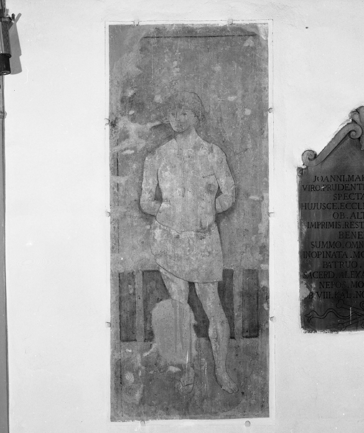 San Sebastiano (dipinto) - ambito italiano (ultimo quarto sec. XV)