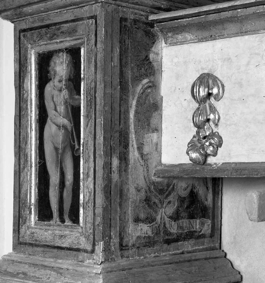 colomba dello Spirito Santo e cherubini (altare) - bottega toscana (sec. XVII)