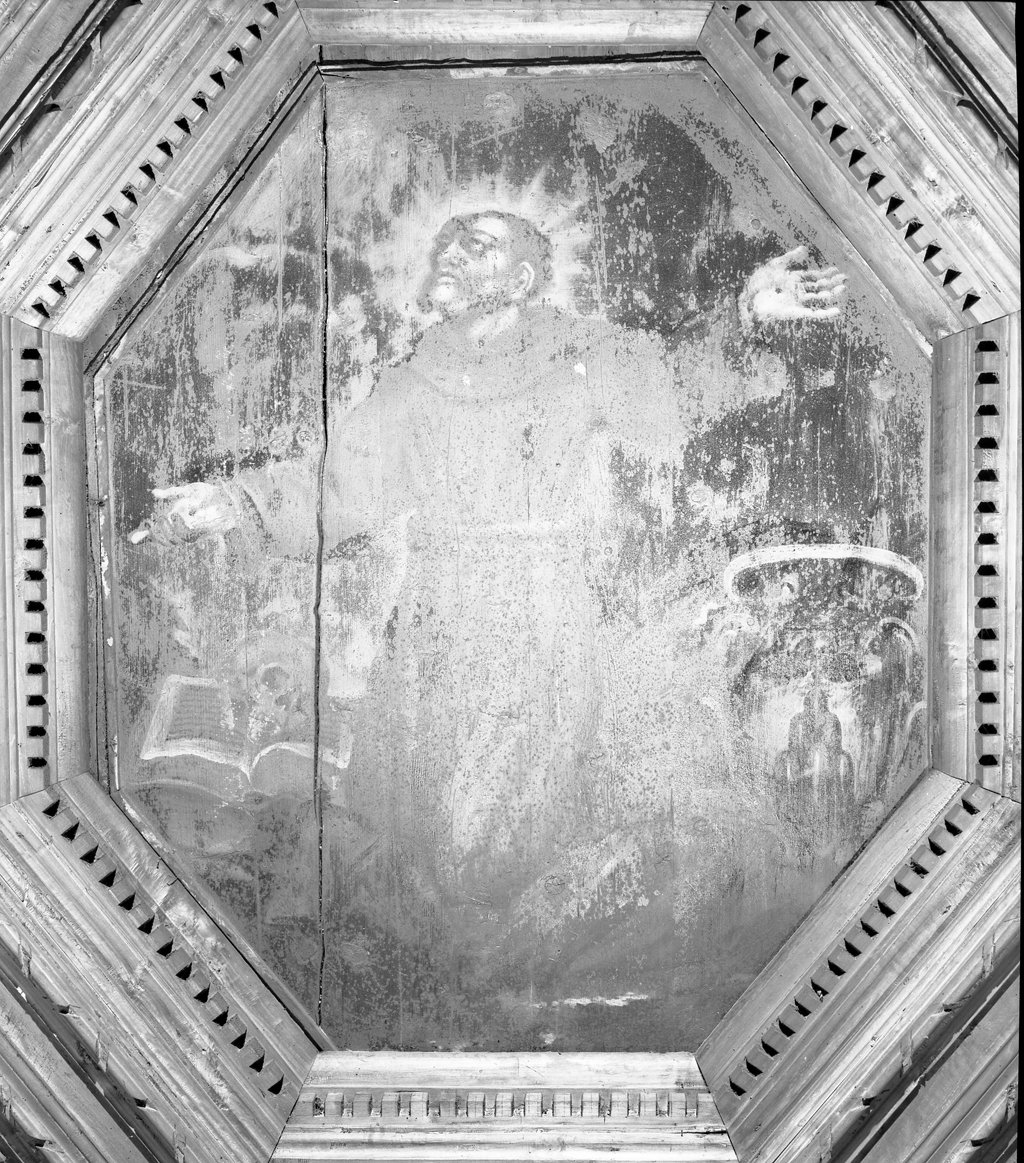 San Francesco d'Assisi riceve le stimmate (dipinto, elemento d'insieme) - ambito toscano (prima metà sec. XVII)