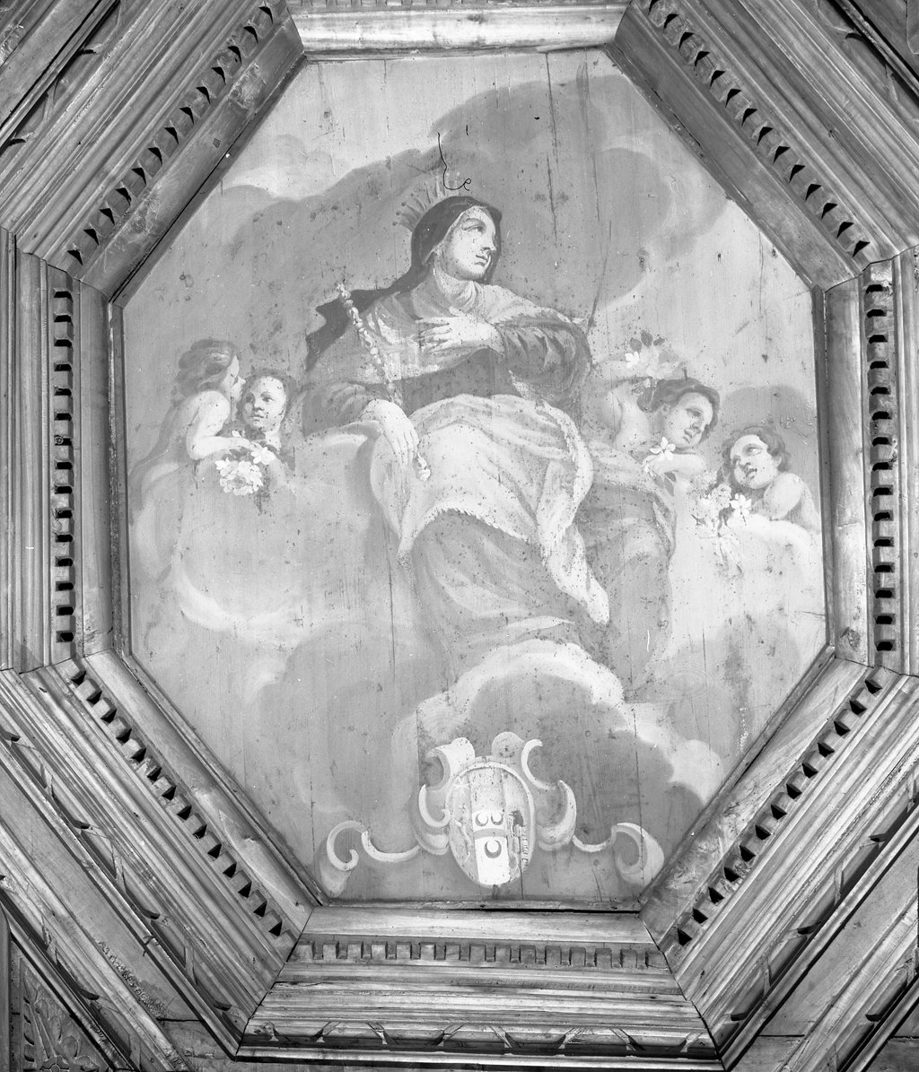 Sant'Elisabetta d'Ungheria in gloria, Santa in gloria (dipinto, elemento d'insieme) - ambito toscano (seconda metà sec. XVII)