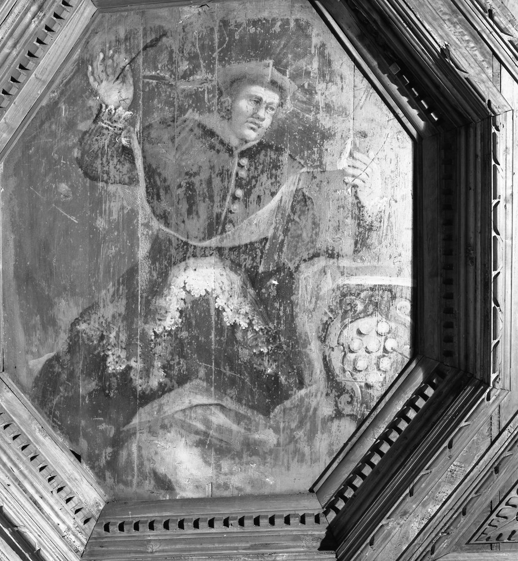 beato Giovanni Dominici, beato (dipinto, elemento d'insieme) - ambito toscano (prima metà sec. XVII)