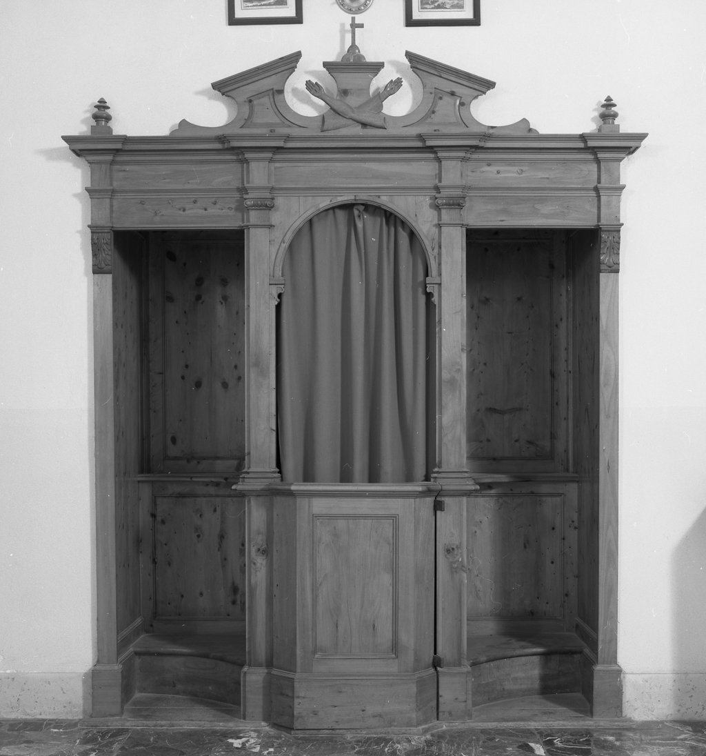 confessionale, serie - produzione toscana (sec. XIX)