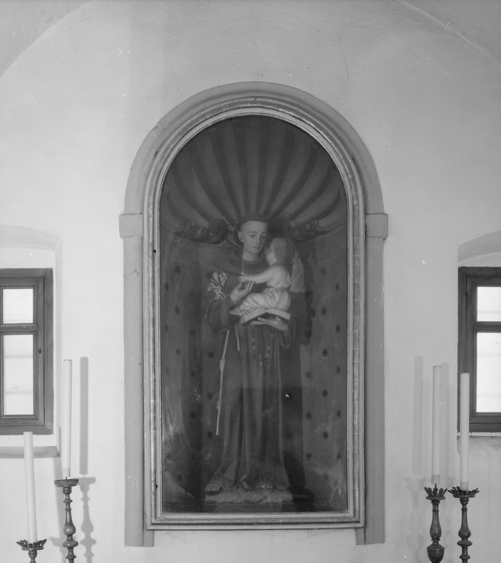 Sant'Antonio da Padova con il bambino (statua) - produzione romana (sec. XX)