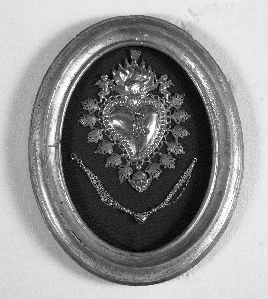 custodia - per ex voto - produzione toscana (sec. XX)