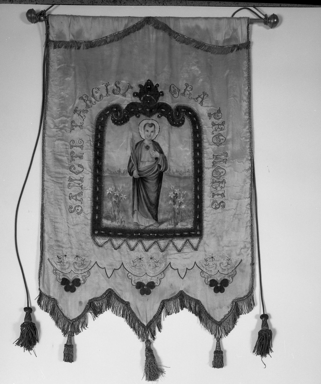 San Tarcisio, Santo (stendardo processionale) - manifattura toscana (sec. XX)