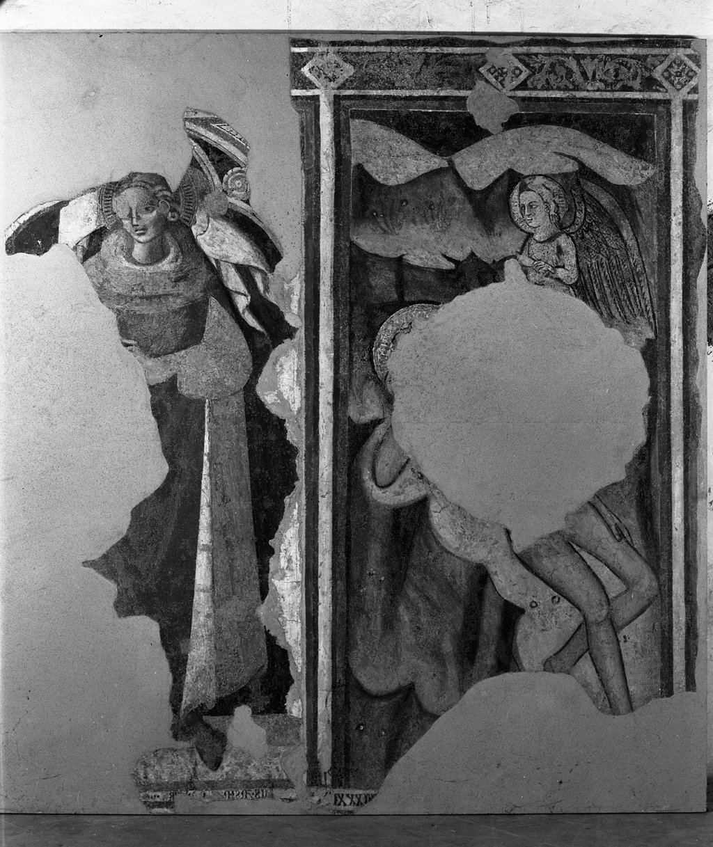 San Giovanni Battista nel deserto e Sant'Ansano, San Giovanni Battista nel deserto (dipinto) - ambito tosco-umbro (ultimo quarto sec. XIV)