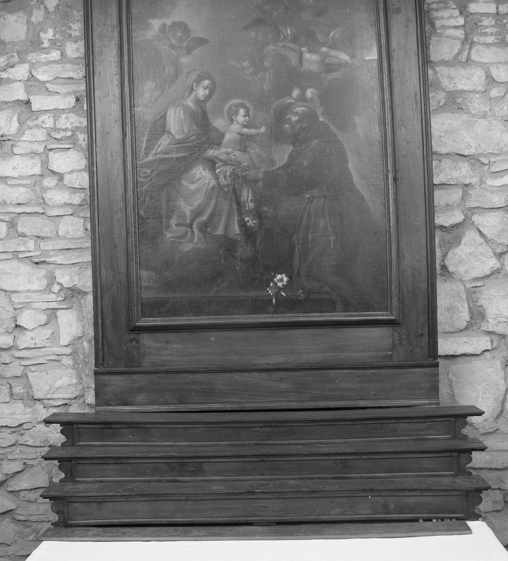 gradino d'altare - produzione toscana (seconda metà sec. XVIII)