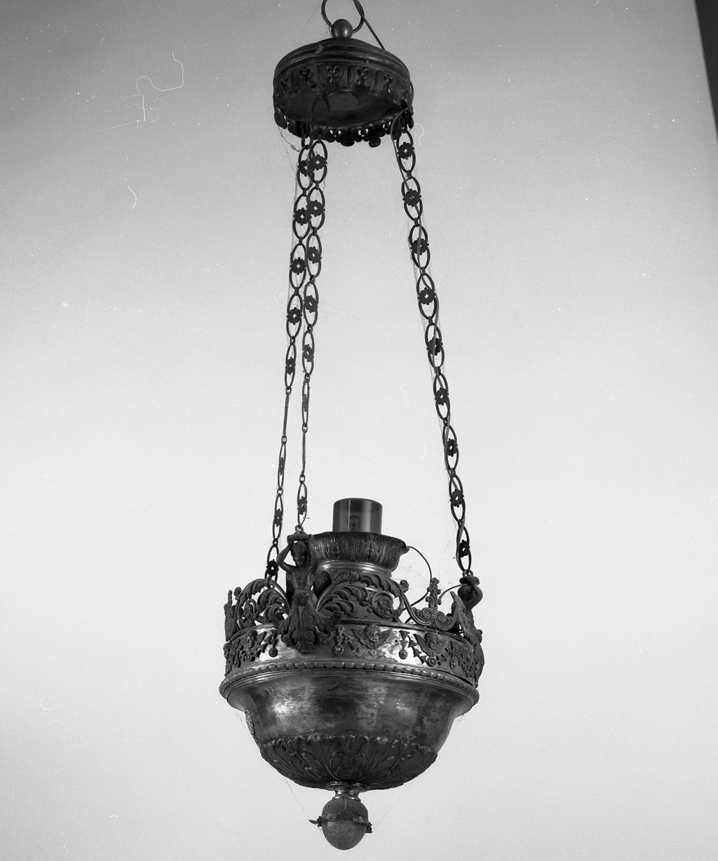 lampada pensile - bottega toscana (prima metà sec. XIX)