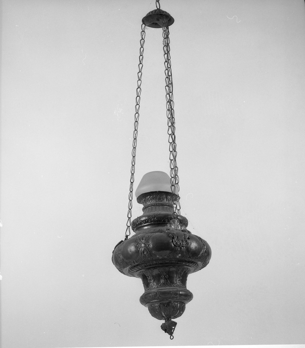 lampada pensile - bottega toscana (seconda metà sec. XVIII)