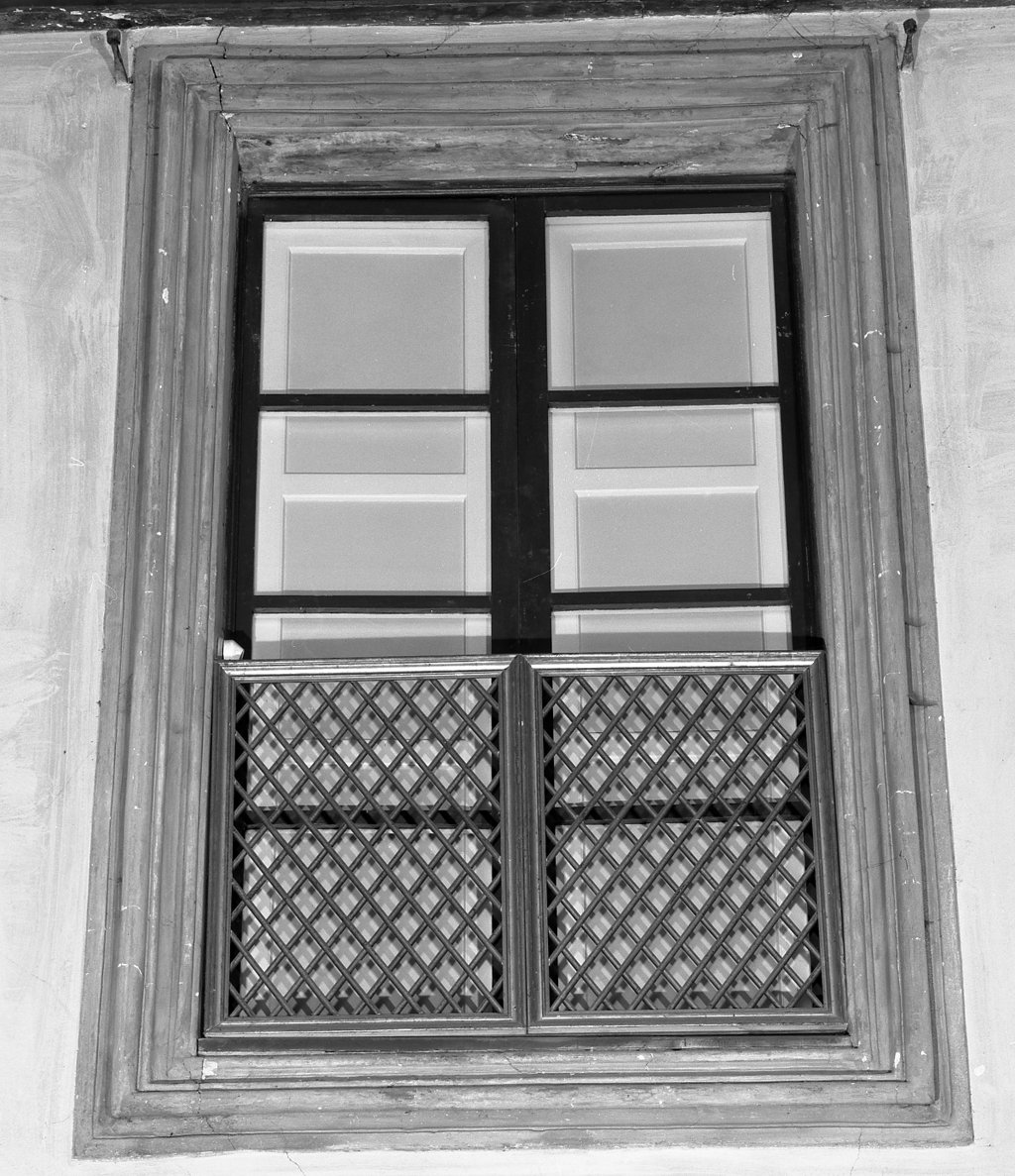 mostra di finestra, serie - produzione toscana (seconda metà sec. XVIII, sec. XVIII)