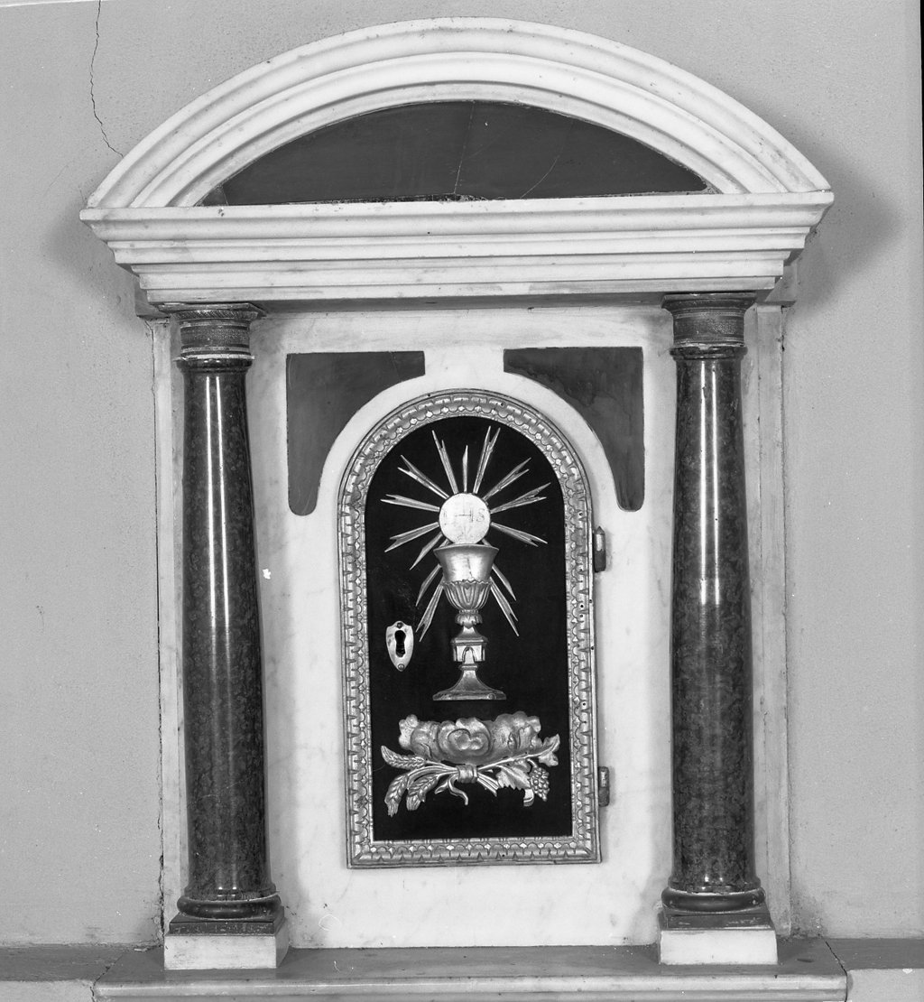 tabernacolo - a tempietto, elemento d'insieme - bottega toscana (sec. XIX)