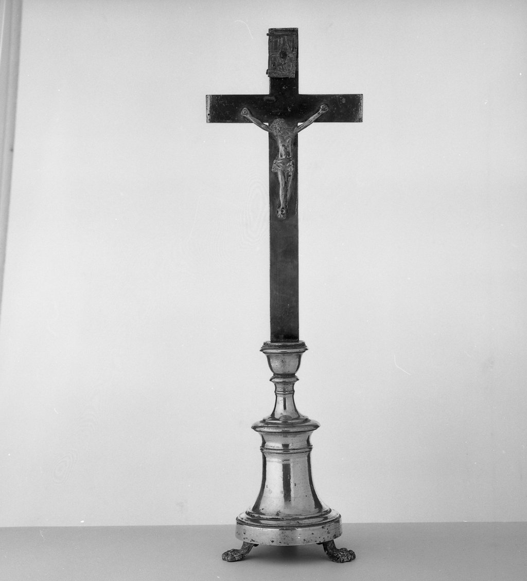 Cristo crocifisso (croce da tavolo) - bottega toscana (prima metà sec. XIX)