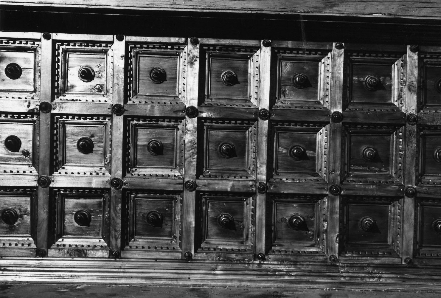 soffitto a cassettoni - bottega toscana (sec. XVII)