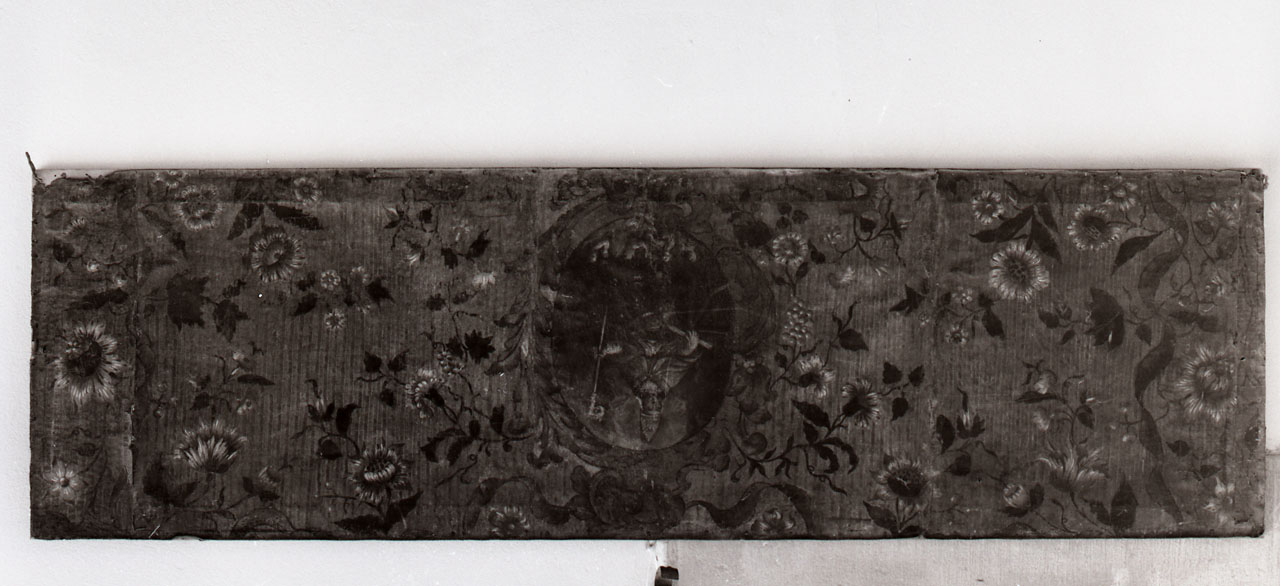 San Nicola di Tolentino ha la visione del purgatorio (paliotto - a pannello piano) - bottega toscana (inizio sec. XVIII)