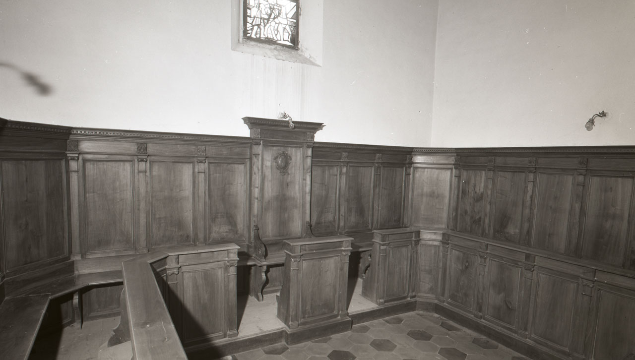 stalli del coro - bottega aretina (sec. XX)