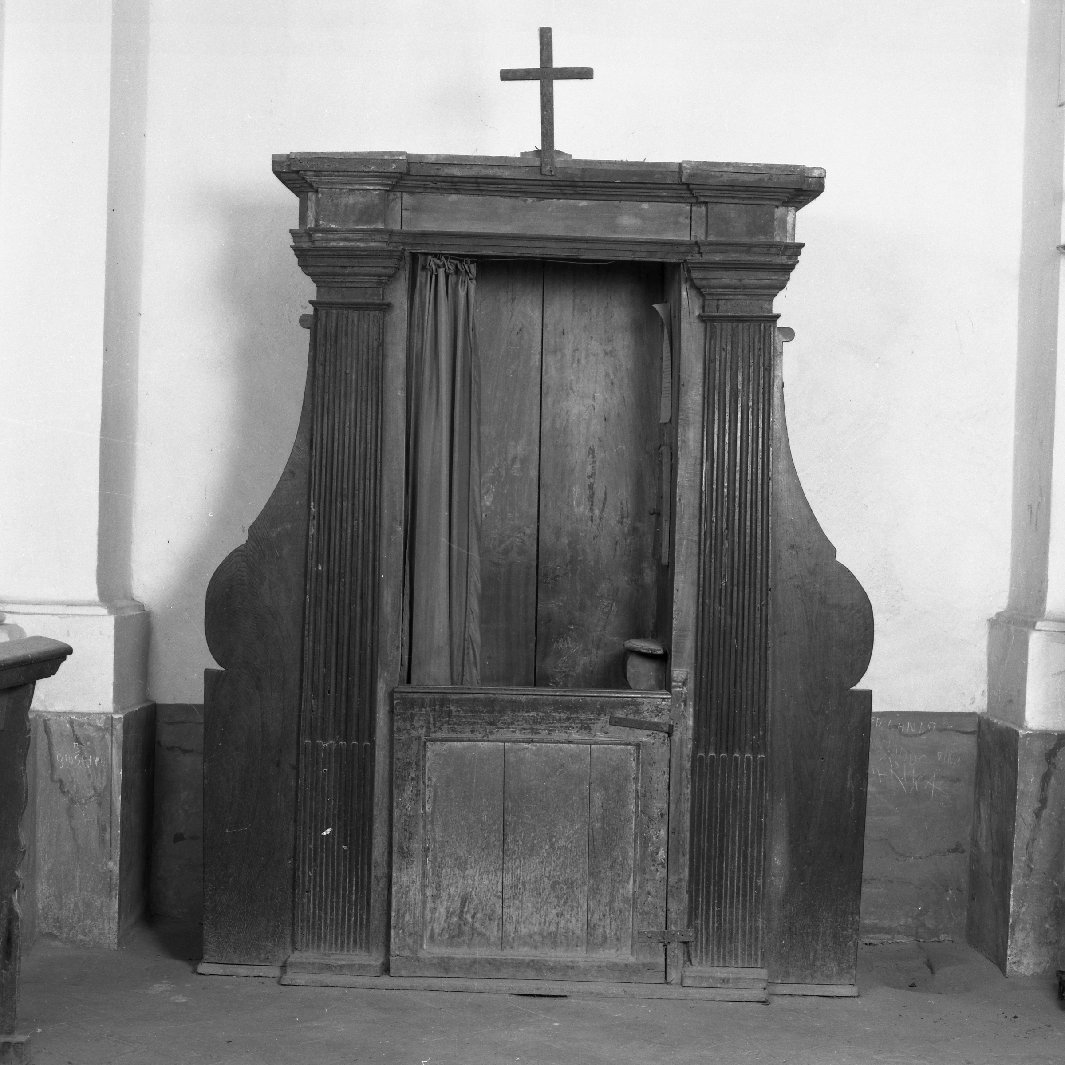 confessionale - bottega toscana (fine sec. XVIII)