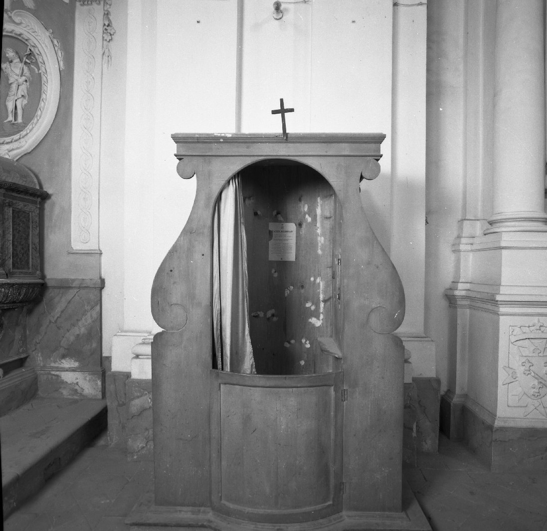 confessionale - bottega toscana (fine sec. XVII)