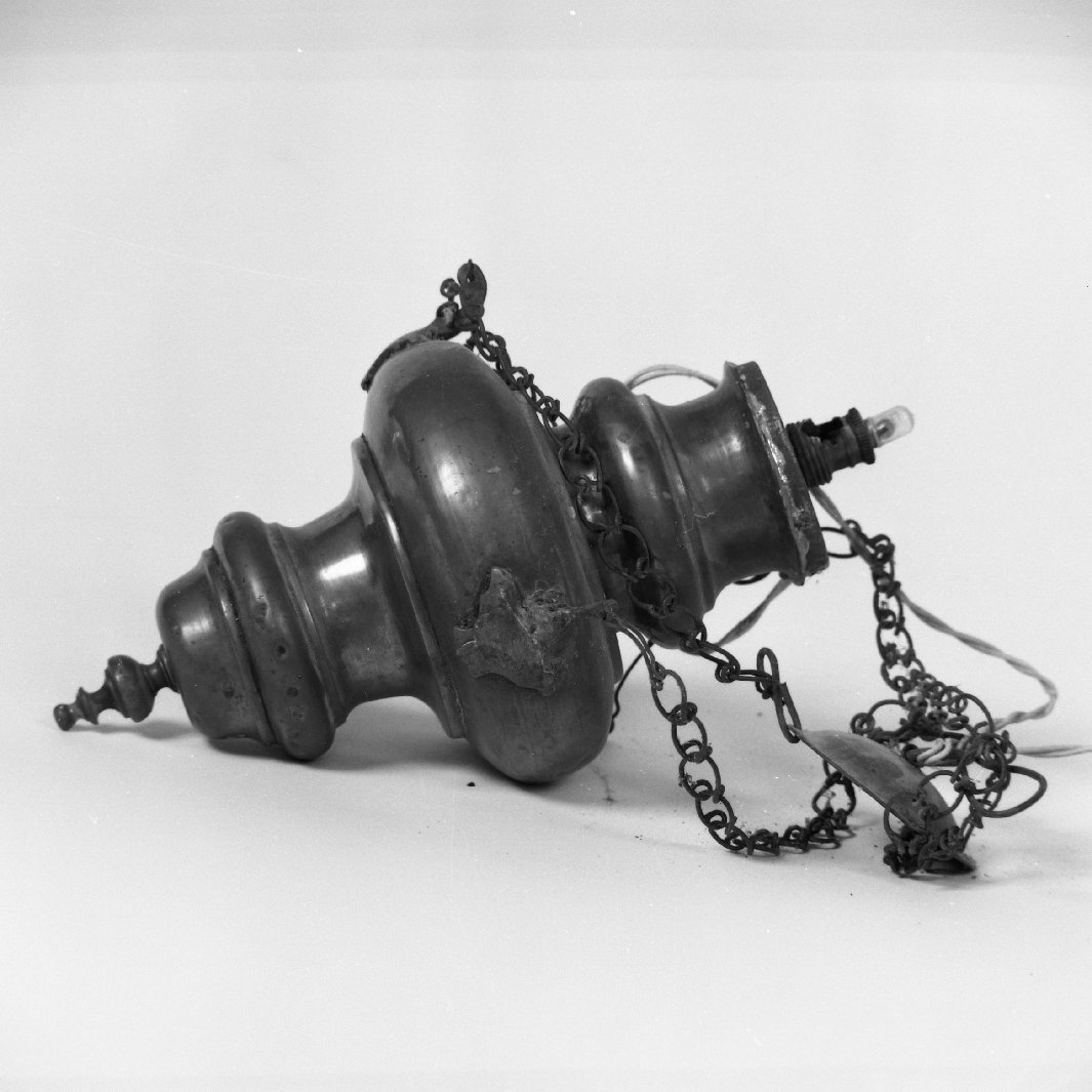 lampada pensile - bottega toscana (terzo quarto sec. XVIII)