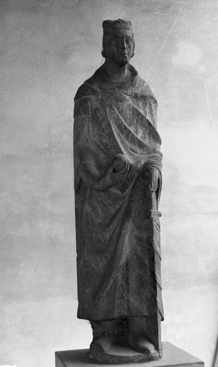San Sigismondo, San Sigismondo (statua, opera isolata) di Maestro del San Michele (attribuito) - bottega aretina (fine sec. XIII)