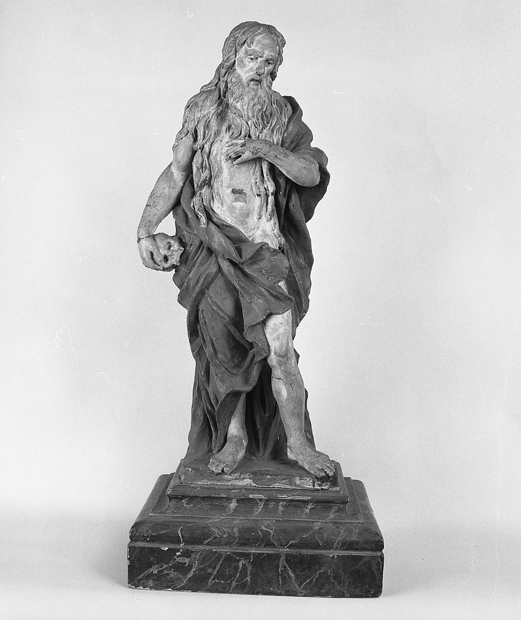 San Girolamo in meditazione (scultura, opera isolata) - ambito toscano (sec. XVII)