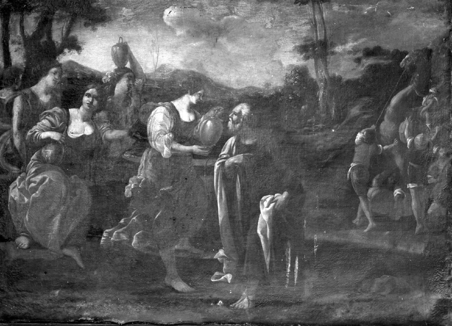 scena biblica (dipinto) di Biondi Giovan Battista (seconda metà sec. XVII)