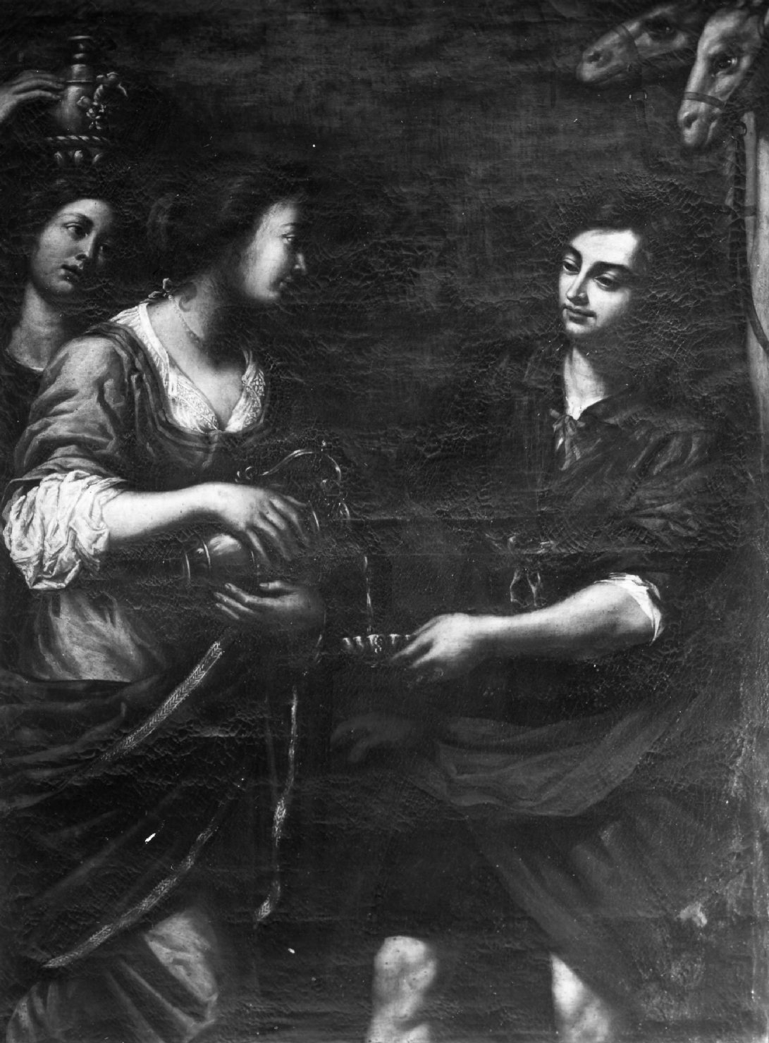Rebecca e Giacobbe (dipinto) di Vanni Giovanni Battista (metà sec. XVII)