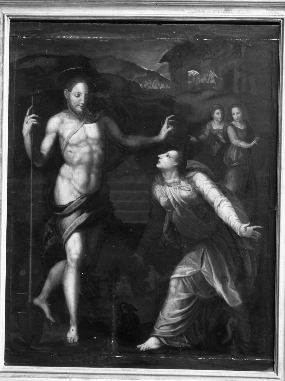 apparizione di Cristo risorto a Santa Maria Maddalena (dipinto) - ambito fiorentino (seconda metà sec. XVI)