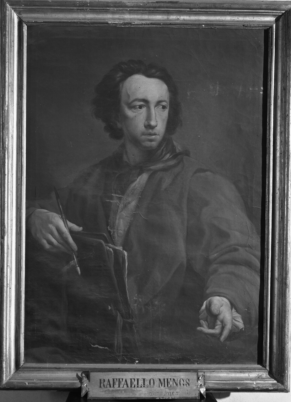 ritratto di Anton Raphael Mengs (dipinto) di Acciai Fedele (fine sec. XVIII)