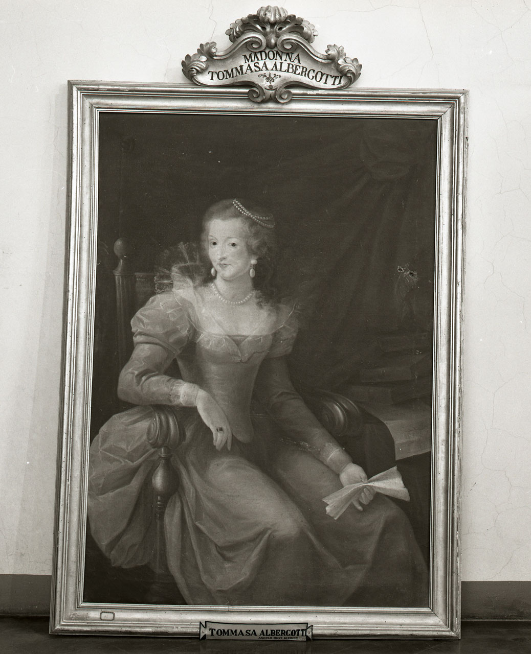 ritratto di Tommasa Albergotti (dipinto) di Acciai Fedele (attribuito) (fine sec. XVIII)