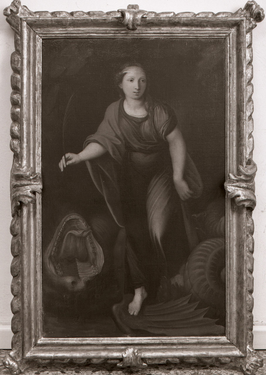 Santa Margherita d'Antiochia (dipinto, elemento d'insieme) - ambito toscano (sec. XIX)